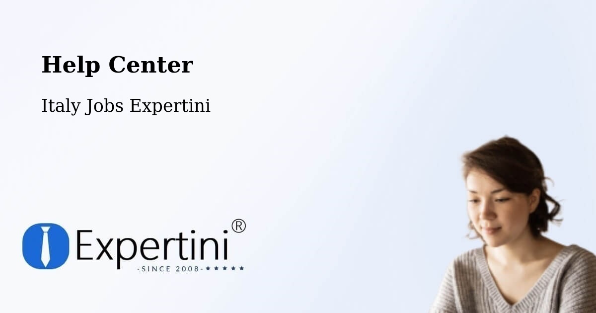 Help Center – Zeri - Italy Jobs Expertini