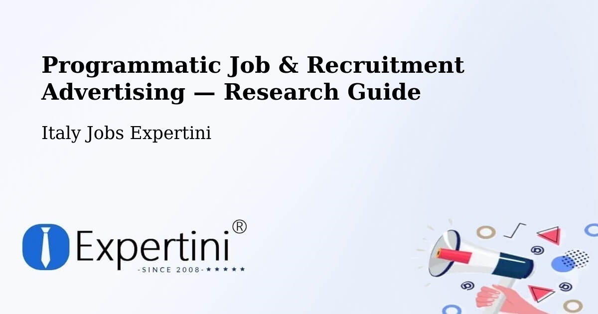 Programmatic Job & Recruitment Advertising — Research Guide – Zeri